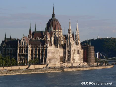 Postcard Early evening on the Danube