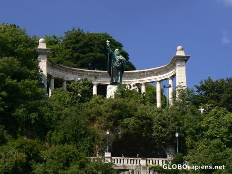 Postcard St Gellert Monument