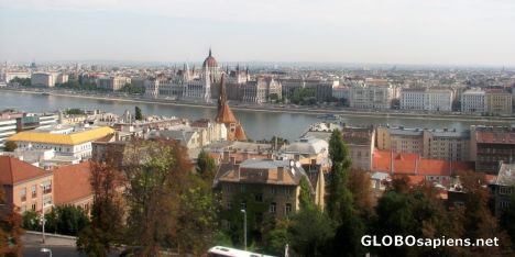 Postcard Parliament Building from the Fisherman's Bastion