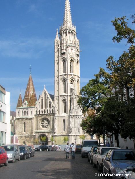 Postcard Buda Church of Our Lady ( St Mathias Church )