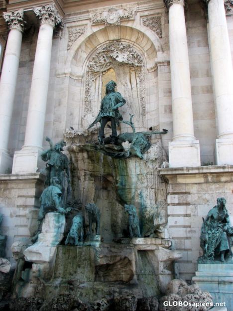Postcard Matthias Fountain
