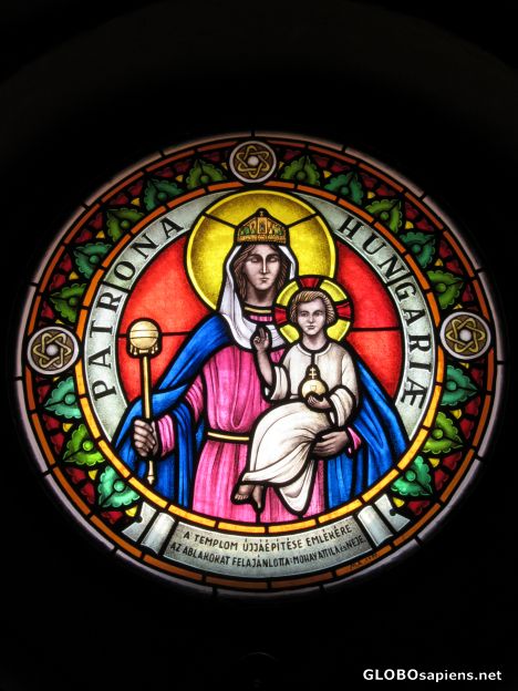 Postcard Stained glass