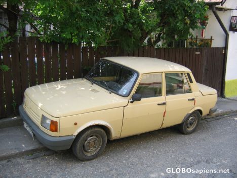 Postcard Typical old car