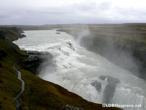Postcard Golden Falls 2