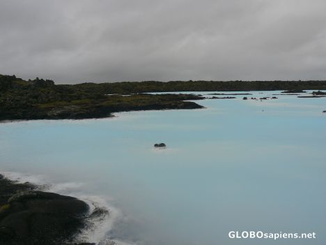 Postcard The rugged Blue Lagoon