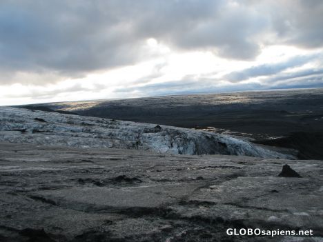 Icelanic landcape nearby the Myvatn Lake