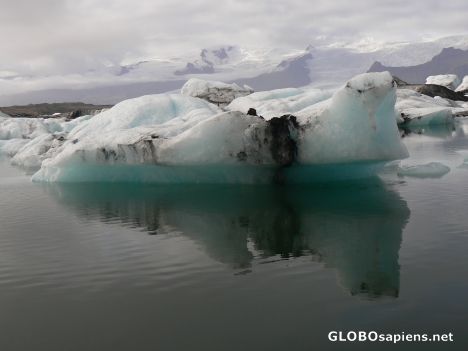 Postcard Another melting iceberg