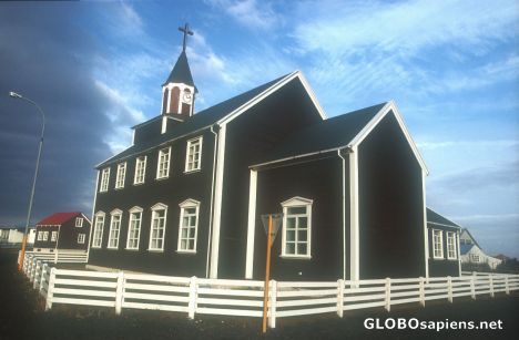 Postcard Wooden Church