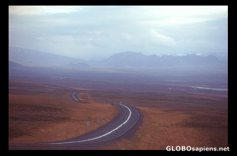 Postcard Road to nowhere