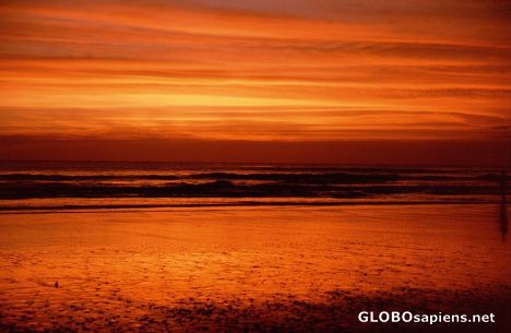 Postcard Sunset in Kuta