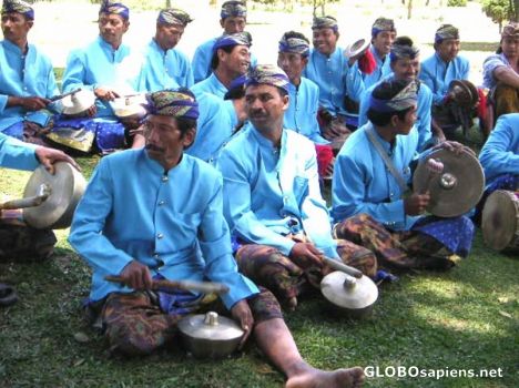 Postcard Gamelan orchestra
