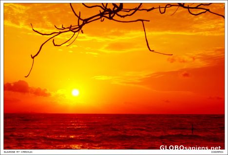 Postcard Karimun Jawa Sunrise