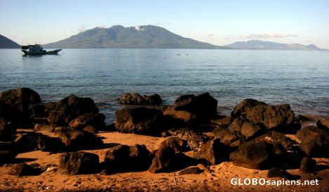 Postcard larantuka, from the road