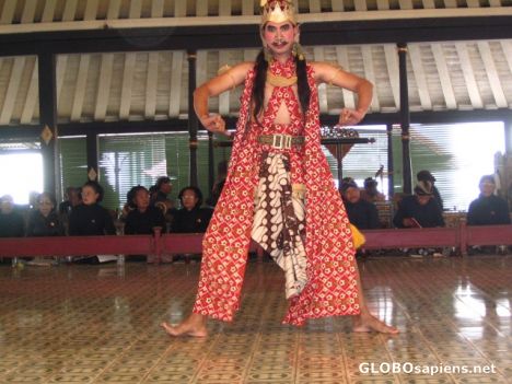 Postcard Dancer in Sultan's Palace