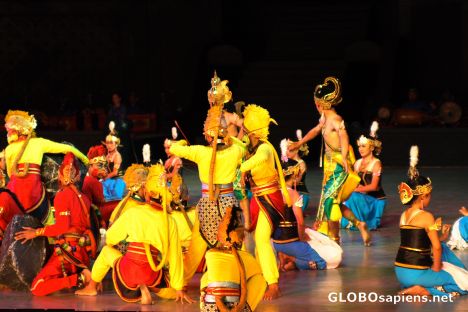 Postcard Ramayana performance 1