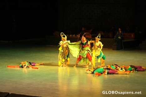 Postcard Ramayana performance 13