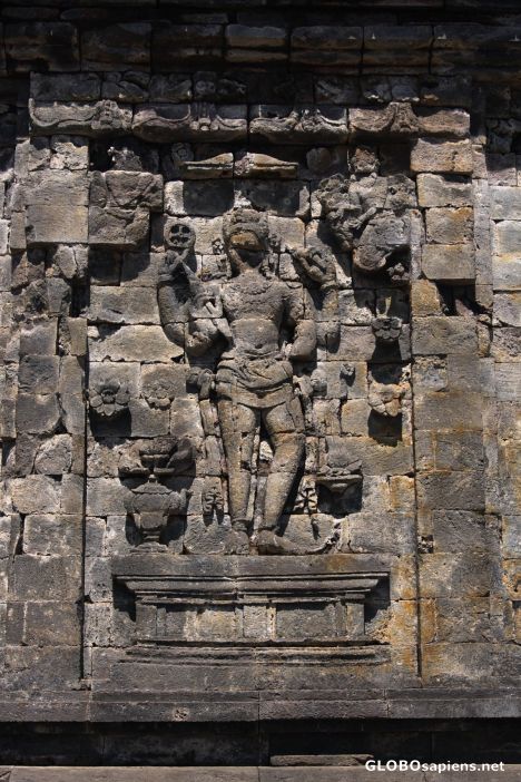 Postcard Stone low relief