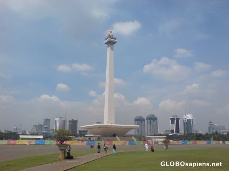 Postcard Monas