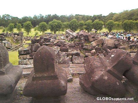 Postcard the ruins