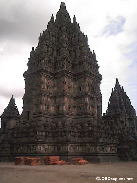 Postcard the restored temple