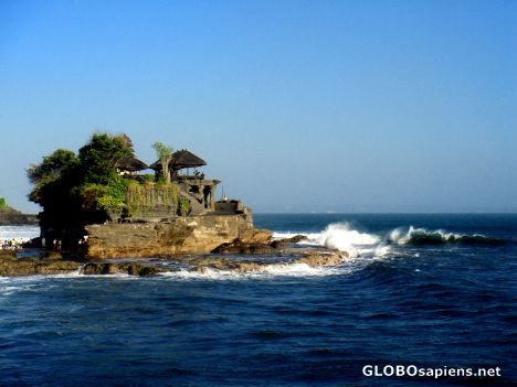Postcard at Tanah Lot