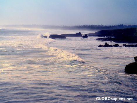 Postcard at Tanah Lot