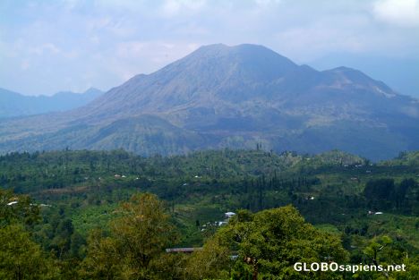 Postcard Bali (ID) - mountains on the island