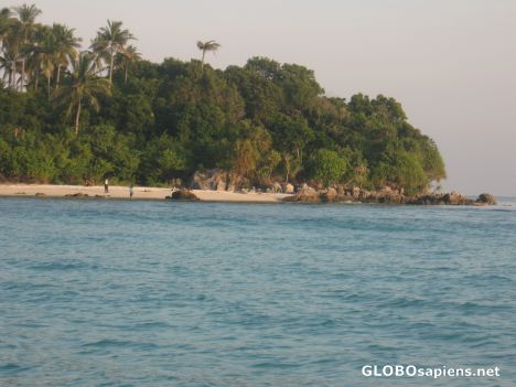 Postcard Gelam island