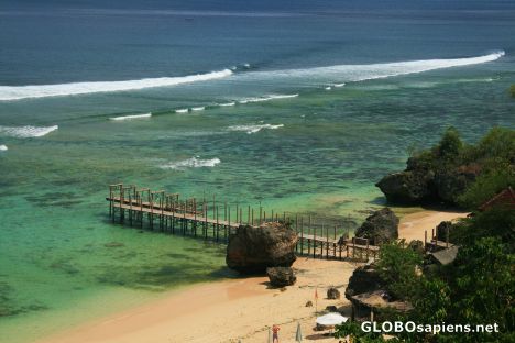 Postcard Padang Padang Beach of Uluwatu