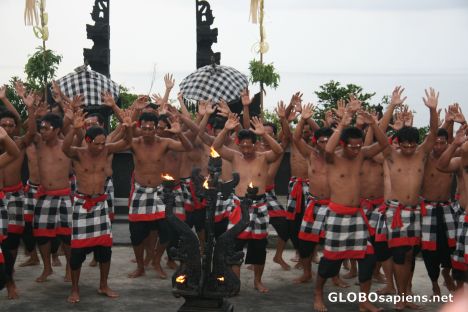 Postcard Kecak + Fire Dance 1