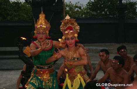 Postcard Kecak + Fire Dance 2