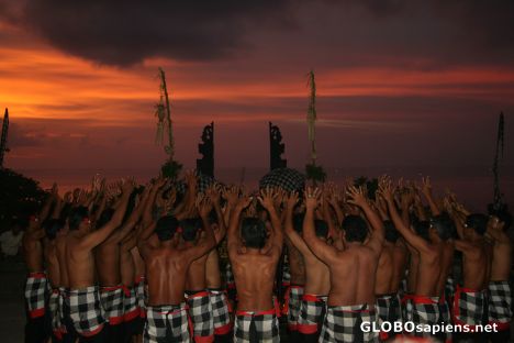 Postcard Kecak + Fire Dance 3