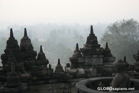Postcard Buddhist Temple Complex