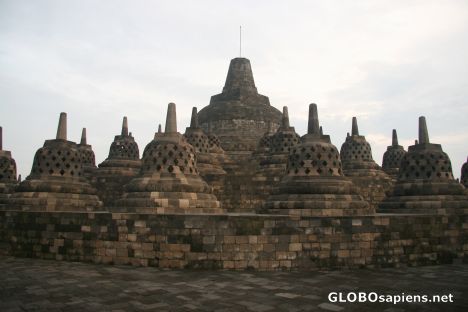 Postcard largest buddhist temple complex