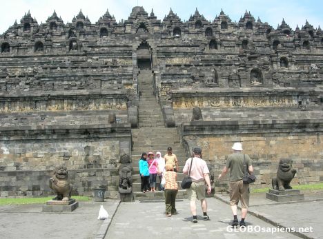 Postcard Indonesia,Java,Borobudur