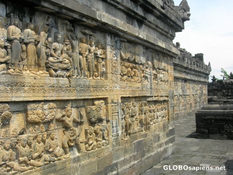 Postcard Indonesia,Java,Borobudur