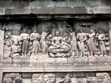 Postcard Indonesia,Java,Borobudur