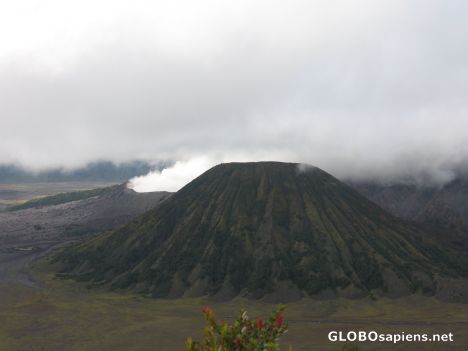 Postcard Morning in Bromo Mountain, East Java indonesia