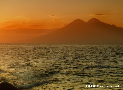 sunset at Pulau Sangeang