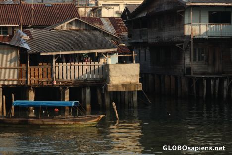 Postcard Stilted village 2