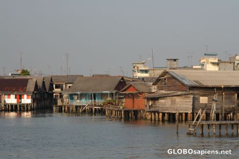 Postcard Stilted village 3