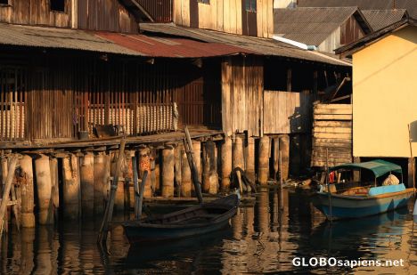 Postcard Stilted village 5