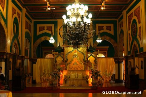 Postcard Istana Maimoon - interior