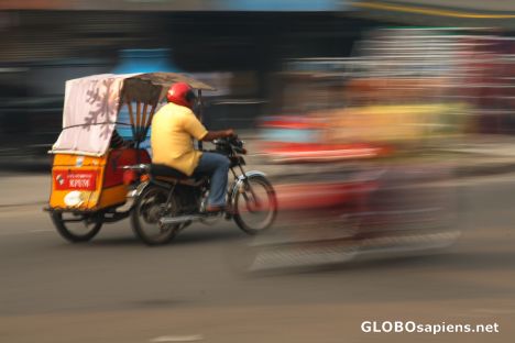 Postcard Motorickshaw