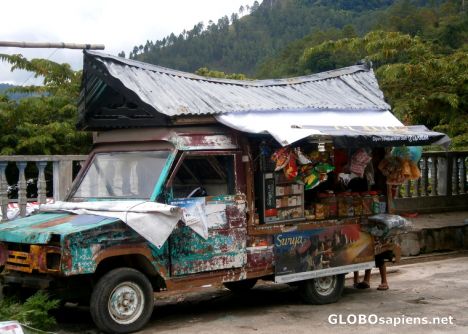 Postcard Shop on the wheels