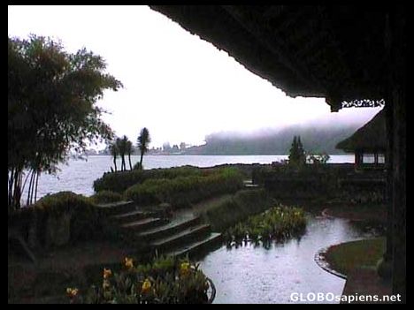 Postcard Bedugul, Pura Ulun Danu