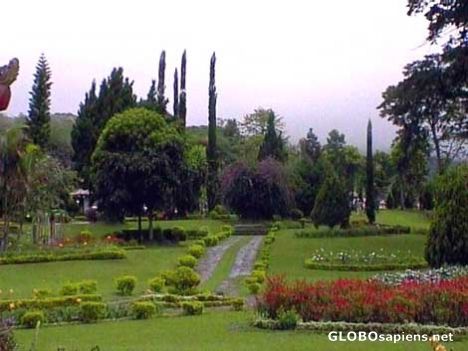 Postcard Bedugul, Pura Ulun Danu