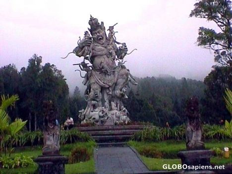 Postcard Mt Bratan, Lila Graha Botanic Garden