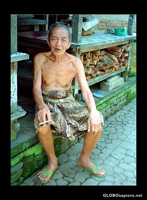 Postcard Tengenan elder