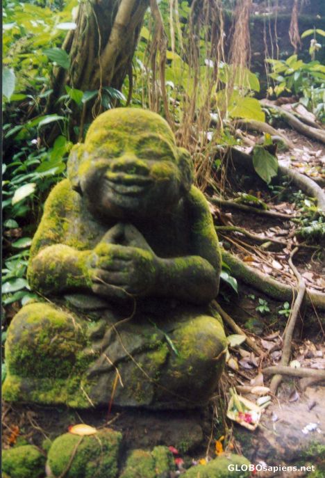Postcard Budda in Bedugul